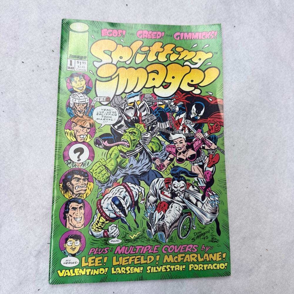Splitting Image 1 Mar 1993 Image Comics Image Creators 1st Print Comic Book